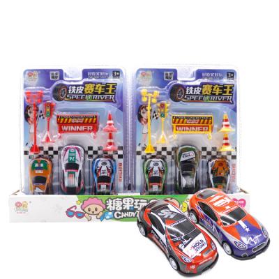 China Low MOQ Factory Price Surprise 1567 Iron Race King Candy Toy For Kids for sale