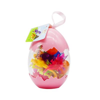 China Low MOQ Supplier Factory Price Bucket Of Dinosaur Paradise Egg Kids Candy Toy for sale