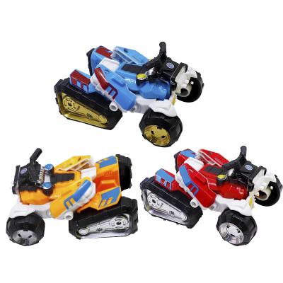 China Low MOQ Factory Customized Space Deformation Vehicle Candy Toy for sale