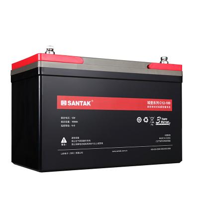 China Uninterruptible Power Supplies SANTAK 12V 100Ah ups battery High quality sealed lead-acid battery for sale