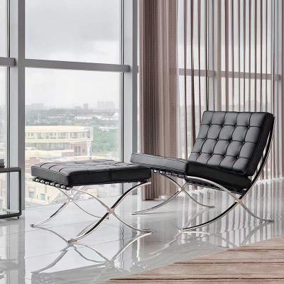 China High Quality Foldable Comfort Elegance Longue Leisure Leather Foldable Chair For Hotel Lobby Lounge for sale