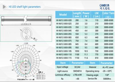 China No Light Spot Under Cupboard LED Lights With High Color Rendering Index for sale