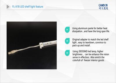 중국 쉬운 SMD2835 구슬로 냉장고 LED 관에 있는 80 LM/W 도보는 당겨 벗깁니다 판매용