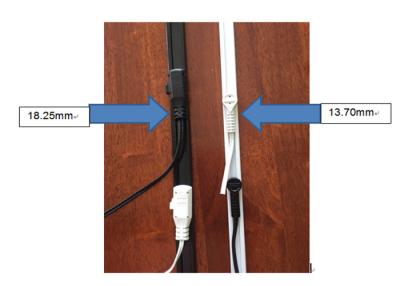 Cina l'altezza di 5.4mm si buca la pista che di potere l'ente esile con il magnete può installato facilmente sullo scaffale in vendita