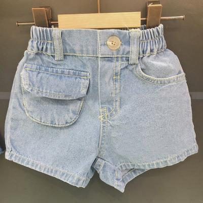 China Anti-wrinkle Fashion Toddler Shorts Washed Casual Summer Denim Kids Boxers for sale