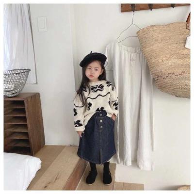 China New Fashion Breathable Unisex Sweater Girls Casual Knitted Children Sweater for sale