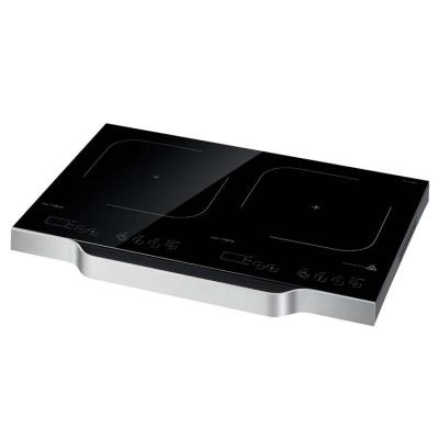 China New Hotel Portable Double Induction Cootkop With Handle GS/CE/CB 3500w Induction Cooker Hob for sale