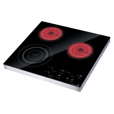 China Household factory direct sales infrared and induction combined three in one induction cooktop GS 3.2KW induction cooker for sale