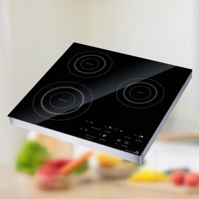 China Hotel High End 3 Burner Tabletop Induction Cooker for sale