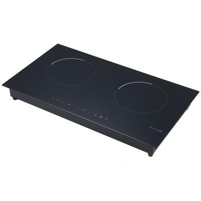 China Hotel 2 Burners Kitchen Used Electric 3500W Steel Built Induction Cooker OEM Cooktop for sale