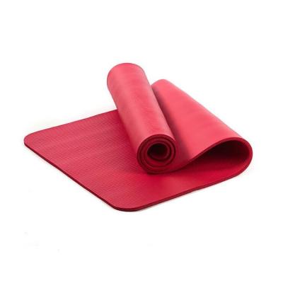 China 100% brand new and high quality. Custom logo print eco slip home gym cheap travel non folding tape yoga mat for sale