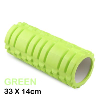 China Durable Foam Shaft Muscle Relax Wolf Teeth Roller Wheel Massager Fitness Equipment for sale