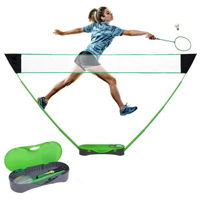 China Foldable and Detachable Indoor Badminton Volleyball Tennis Net Portable Set Gym Badminton Equipment for sale