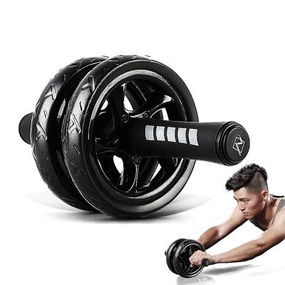 China Home Double Wheel Fitness Muscle Training Strength Equipment Fitness Use Exercise Wheel Abdominal Roller for sale