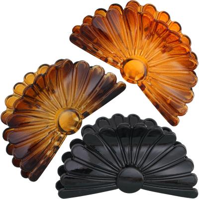 China Hot-selling environmental friendly new large claw hair clips large claw clip night propeller-shaped seaside for sale