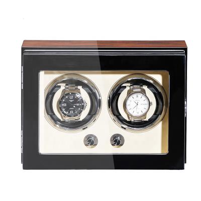 China Handmade Luxury Wooden Watch Winder  handmade Automatic Watch Box Wood Watch Storage Box for sale