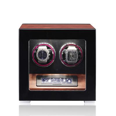 China Handmade NEW luxurious Wood Watch Winder customized handmade Automatic Watch Box Wood Box for sale