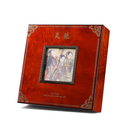 China Handmade Classy Wooden Box Handmade Printing Wood Box custom made  Wooden Gift Box for sale