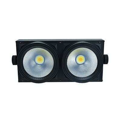 China Professional Theme Park Guangzhou 2X100W 2in1 Warm White COB LED Sports Party Club DJ Par Light for sale