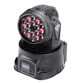 China Hot Sale 18pcs x3w 4in1 Led Warehouse Rgbw For Disco DJ Stage Light Spotlight Moving Head Lights for sale