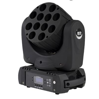 China King 12pcs the Little Kong LED RGB 3w High Quality Mini Spot Moving Head Light of Stadium etc. stage concert hotel to wedding karaoke for sale