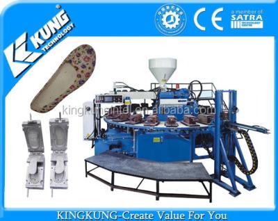 China Horizontal Single Color PVC Air Blow Servo Shoes Injection Molding Machine zu verkaufen