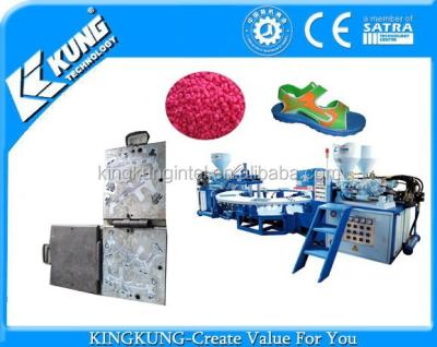 China Rotary Type Double Color PVC Plastic Top Injection Machine 3 Te koop