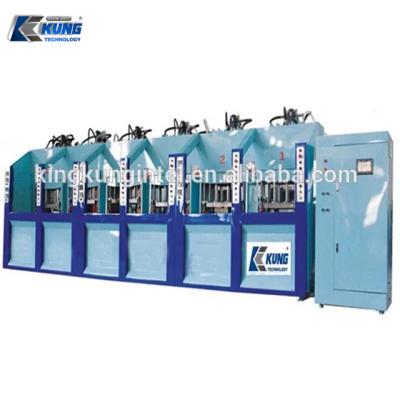 China Shoe Industry Equipment 6 Stations Single Color EVA Injection Molding Machine en venta