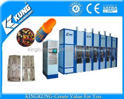 China Double Color EVA Injection Shoes Making Machine KKA-DL-03#EVA Injection Shoes Machine for sale