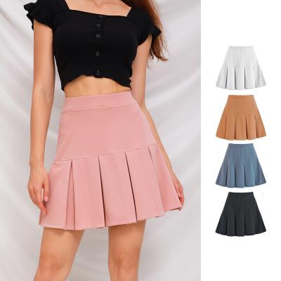 China New Arrival Fashion School Girls Breathable Women High Waist Mini Short Pleated Skirt for sale