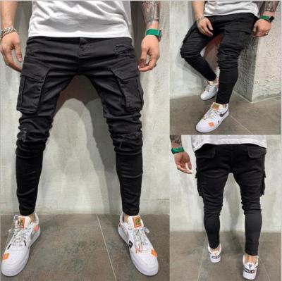 China Men's Jeans Pants Summer Fashion Classic Urban Slim Stylish Black QUICK DRY Fit Skinny Pants for sale