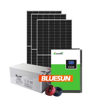 China Bluesun Home Off Grid Solar Power Energy System 8kva 10kwatt For Home With CE for sale