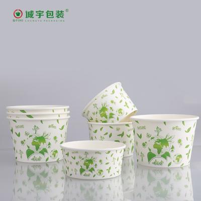 China ODM/OEM Disposable Disposable Paper Soup Container Packing Take Out Craft Salad Bowl Ice Cream Paper Bowl Popcorn Bowls for sale