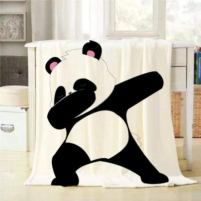 China Modern Safety Bad Bunny Panda Baby Blanket Cheap Cute Super Soft Anti-pilling Style Top Fashion for sale