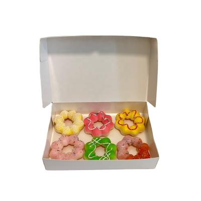 China Wholesale Custom Logo Biodegradable Printed Disposable Mochi Cookie Cake Food Delivery Boxes Donut Box Biodegradable Dessert Sushi Togo Box for sale