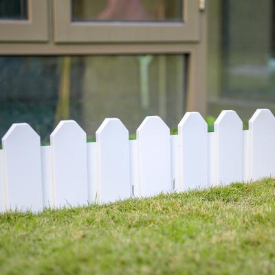 China Factory Design Easily Assembled Plastic Garden Edging Decorative PVC Small Privacy Fences For Gardens for sale