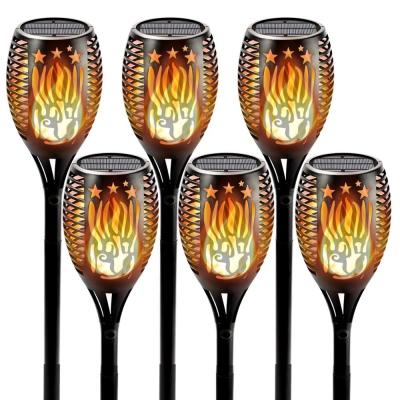 China interior & Amazon Hot Sale 96LEDs Outdoor Dancing Torch Lamp Solar Garden Light Flickering Waterproof Outdoor for sale