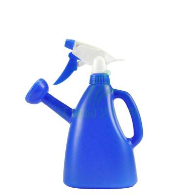 China Non Leakage 900ML Spray Bottle Pump Sprayer PE Body Agricultural Watering Can Bottle for sale