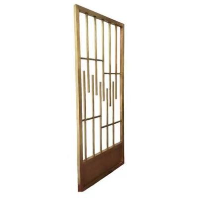 China Custom American Style Room Metal Stainless Steel Desk Dividers Partitions Screen for sale