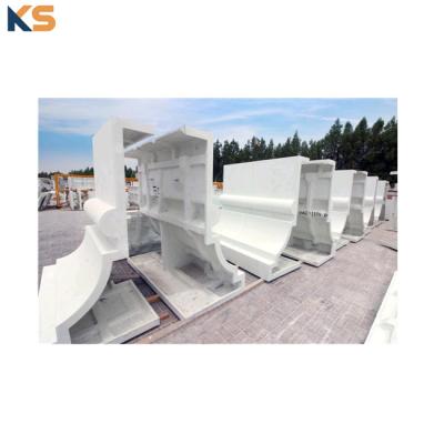 China Reasonable Costs Water Proof Building Decoration GRC Lightweight Concrete Gutter Moldings for sale