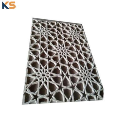 China Exterior Wall Reasonable Cost Villa Decoration Modern Arabic Islamic Design GFRC Perforated Facade for sale