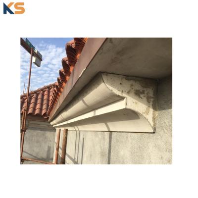 China Reasonable Lightweight Costs Eps Weather Resistant Outdoor Polystyrene Foam Cornice Trim Sill Molding for sale