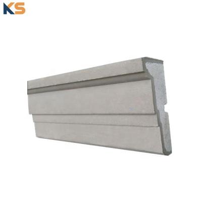 China Reasonable Costs EPS Foam Cement Liner Exterior Plynth Building Stringer Parapet Molding for sale