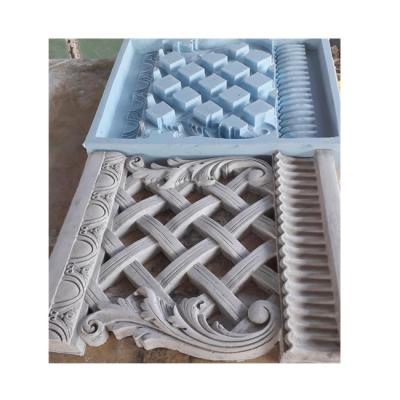 China Mordern Silicone Latex Mold For Producing Molded Concrete Hollow Stone GFRC Wall Panel for sale