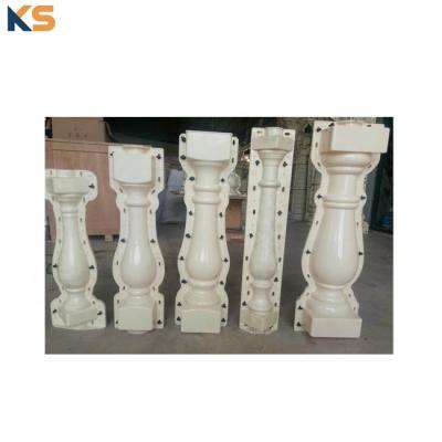 China Mordern Home Decor ABS Plastic Mold for Concrete GRC Baluster Handrail Railing for sale