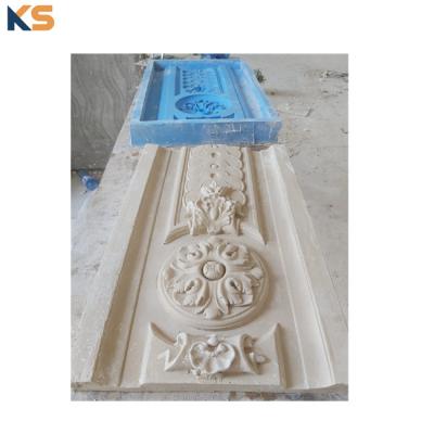 China Mordern Bespoke Silicone Rubber Molds For Making Gypsum GRC Concrete Cornice Molding for sale