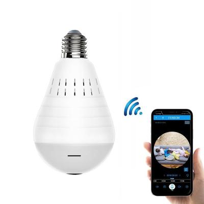 China NIGHT VISION Home Wireless Camera Bulb Light 960P CCTV Panoramic Camera WiFi for sale