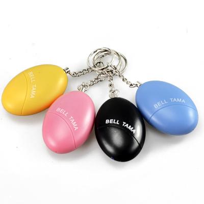 China Women security protect alarm Wholesale Personal Alarm Keychain Self Defence Alarm Egg Shape Girl Women Rape Alarm Personal for sale