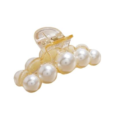 China ALLOY pearl hairpin gold dumb tiara new, the back of the main clip metal hairpin, Japanese soft shark handle clip for sale