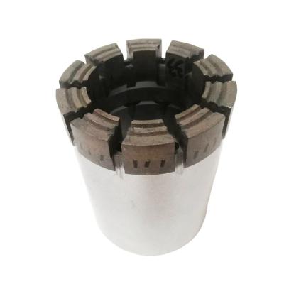 China Farms AQ Bq Nq HQ PQ Diamond Core Drill Bit Set For Pile Steel Pipe for sale